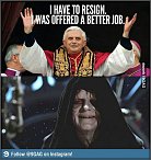 Der Papst tritt zurück