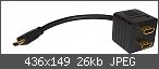 HDMI Y-Adapter für PS3 -- Qualitätsverlust?