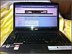 V: Laptop Acer Aspire 6935G mit Notebooktasche (GamerLaptop)
